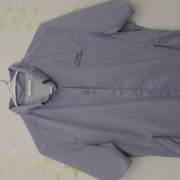Columbia Omni-Shade lavender womens button up - Picture 7 of 7